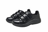 Mt. Emey 4402 Black - Men's Added Depth Oil/Slip Resistant Shoes with Straps