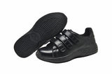 Mt. Emey 4402 Black - Men's Added Depth Oil/Slip Resistant Shoes with Straps