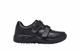 Mt. Emey 4404 Black - Men's Added Depth Oil/Slip Resistant Shoes with Straps