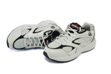 Answer2 554-3 White/Navy - Men's Athletic Walking Shoes with Laces