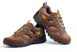 Mt. Emey 9708-2L Brown - Men's Extreme-Light Athletic Walking Shoes