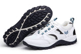 Mt. Emey 9708-3L White - Men's Extreme-Light Athletic Walking Shoes