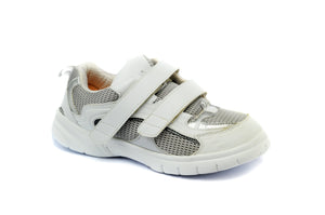 Mt. Emey 9701-5V White/Gray - Men's Extra-depth Athletic/Walking Shoes with Straps