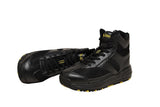 Mt. Emey 2152 Black - Children Oil/Slip Resistant Boots with Laces