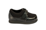 Mt. Emey 628-E Black (10E/14E Width) -  Black Women's Lycra Casual Shoes