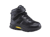 Mt. Emey 3305-1H Black - Children Straight Last Athletic Boots with Elastic Laces