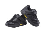 Mt. Emey 3301-1L Black - Children Straight Last Athletic Shoes with Elastic Laces