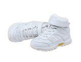 Mt. Emey 3305-3H White - Children Straight Last Athletic Boots with Elastic Laces