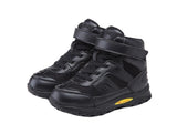 Mt. Emey 3305-1H Black - Children Straight Last Athletic Boots with Elastic Laces