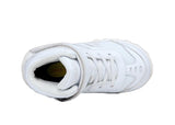 Mt. Emey 3305-3H White - Children Straight Last Athletic Boots with Elastic Laces